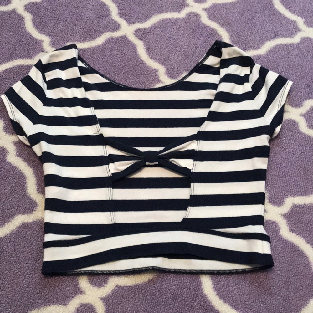 Bow Back Crop Top Xs